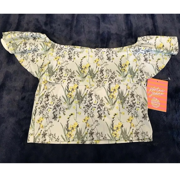 Kortni Jeane Other - Kortni Jeane Ruffle Around Top Wild Flower Swim O4
